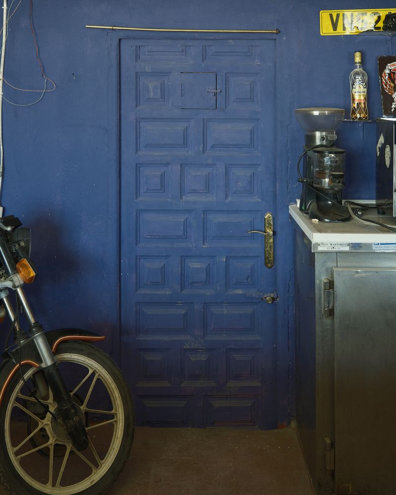 © Andrea Pugiotto - Detail of Cantina del Diablo’s door. The bar used to be a brothel, and each door has a small peephole ,Tabernas, Spain.