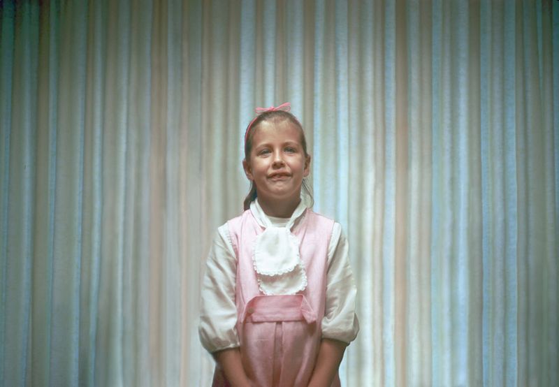 © Lauren Bertelson - Diane I, 2022, 20” x 30”, Pigment print. Manipulated archive photo of my mother as a young girl.