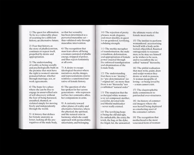 © Michela Zoppi - Sorties No.1 Inside Pages, Images Captions. To each image is given a number that refers to a statement in this list