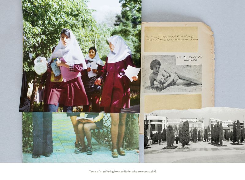 Hannah Darabi, Teens, "Mahvashs Book Of Pleasure", 2024, de la série "Why Don’t You Dance", en cours © Hannah Darabi