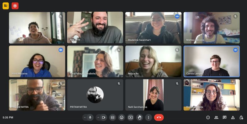 MEDIAE 2023/24 Online Group Session with head-professor Salvatore Vitale