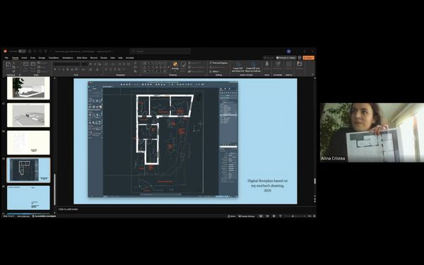 Screenshot from an Online Group Session, MEDIAE 2024/25