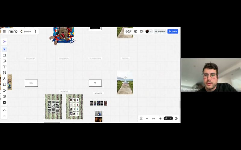 Screenshot from an Online Group Session, MEDIAE 2024/25