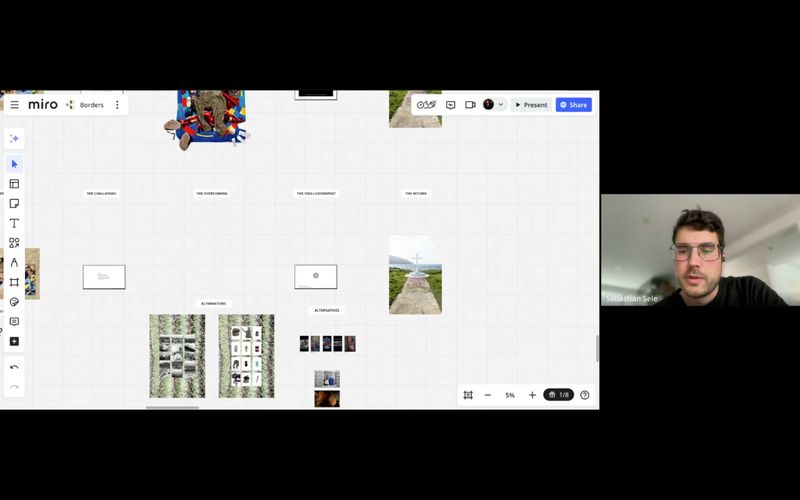 Screenshot from an Online Group Session, MEDIAE 2024/25