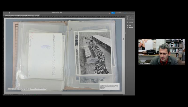 Screenshot from a Seminar by Max Pinckers, CRITICAE 2023/24