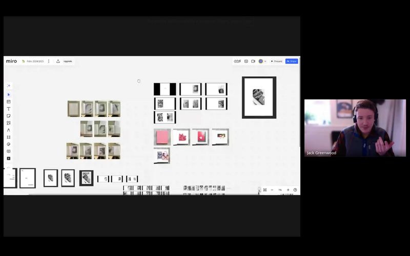 Screenshot from an Online Group Session, FOLIO 2024/25