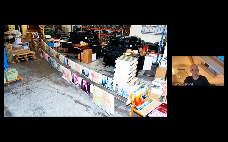 From the Studio Visit with Jean Vincent Simonet, part of CRITICAE, CURAE, FOLIO and MEDIAE 2024/25 program