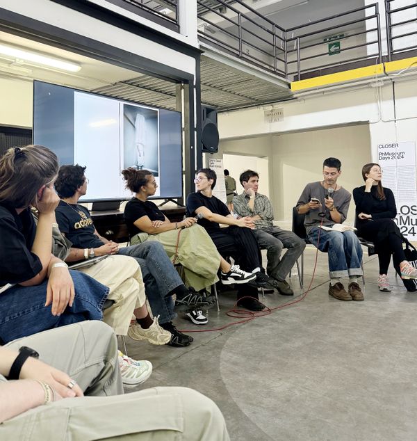 FOLIO 2023/24 Alumni presenting their photobook dummies during PhMuseum Days 2024, Bologna, Italy