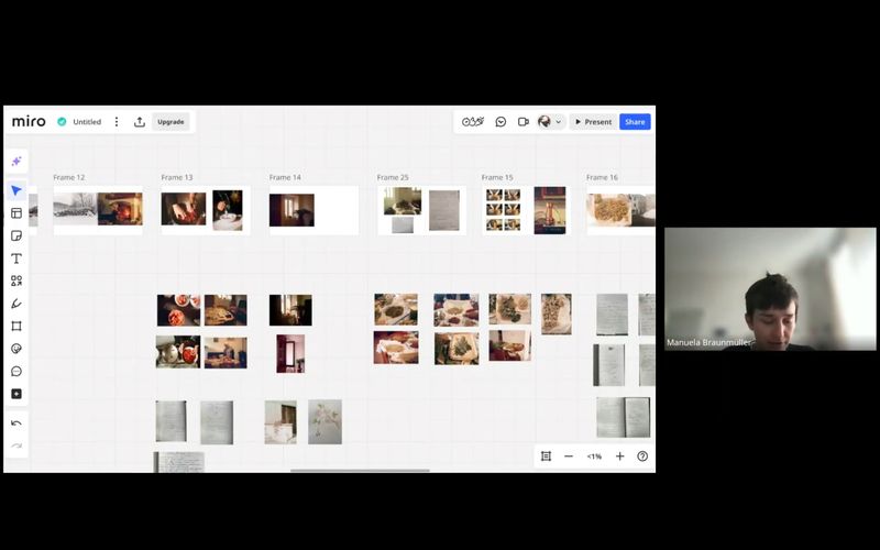 Screenshot from an Online Group Session, CRITICAE 2024/25