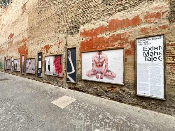 Installation view of Existential Boner by Mahalia Taje Giotto, exhibited during PhMuseum Days 2024 © PhMuseum