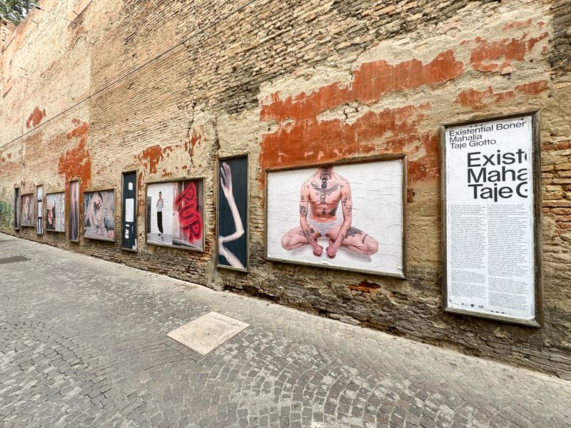 Installation view of Existential Boner by Mahalia Taje Giotto, exhibited during PhMuseum Days 2024 © PhMuseum