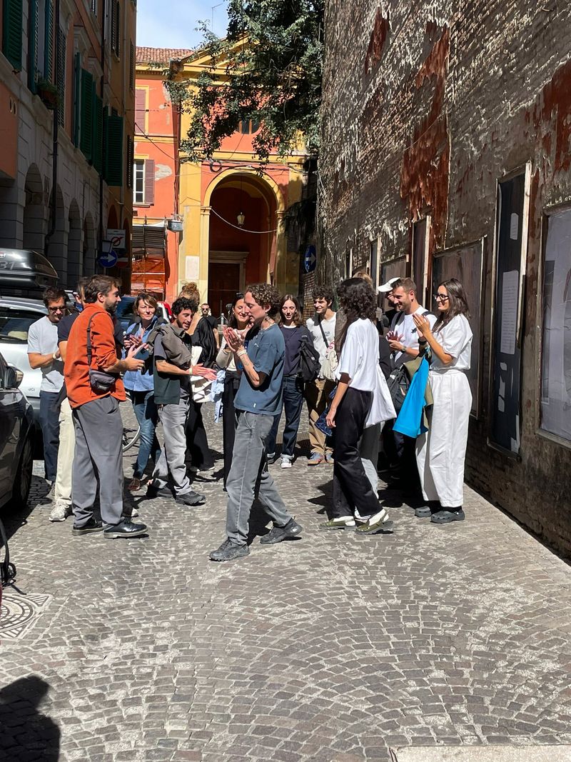 Guided tour of Existential Boner by Mahalia Taje Giotto, exhibited during PhMuseum Days 2024 © PhMuseum