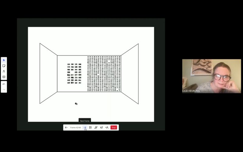 Screenshot from an Online Group Session, CURAE 2024/25