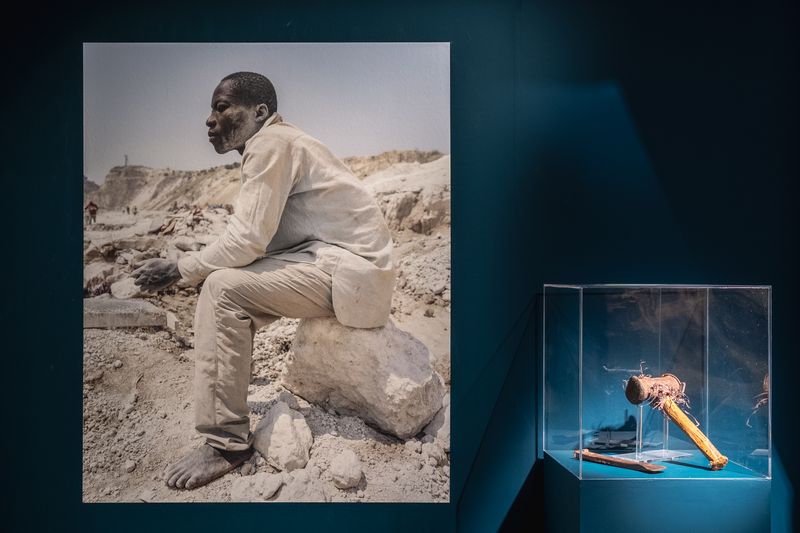 Installation view from Critical Minerals—Geography Of Energy by DavideMonteleone, Deloitte Photo Grant © Gianluca Pezzato