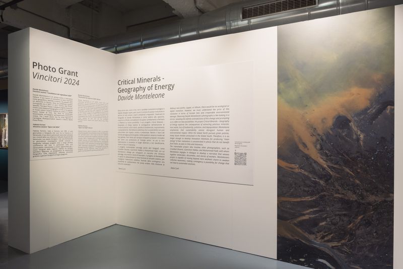 Installation view from Critical Minerals—Geography Of Energy by DavideMonteleone, Deloitte Photo Grant © Gianluca Pezzato