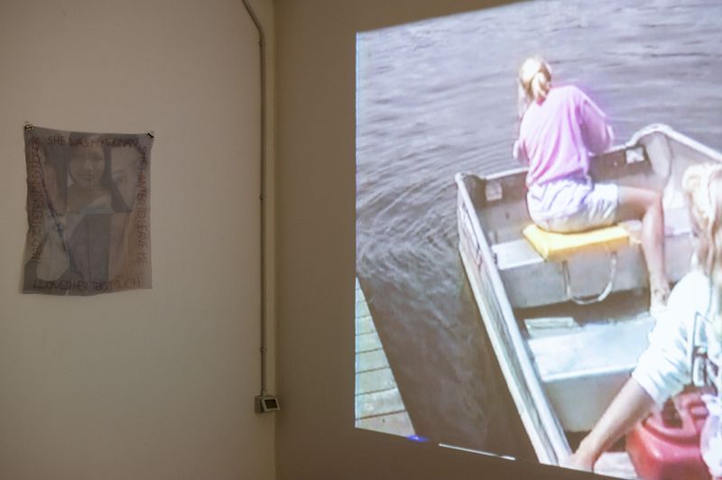 View of What is Love? by Paula Faraco and In Medias Res by Amanda Witt