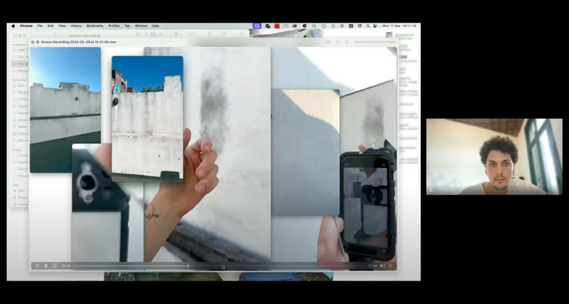 Screenshot from an Online Group Presentation, Mediae 2023/24