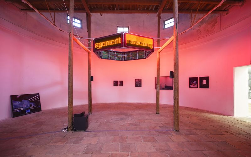 Installation view from the exhibition How To Secure A Country © Salvatore Vitale, head professor of Mediae 2024/25
