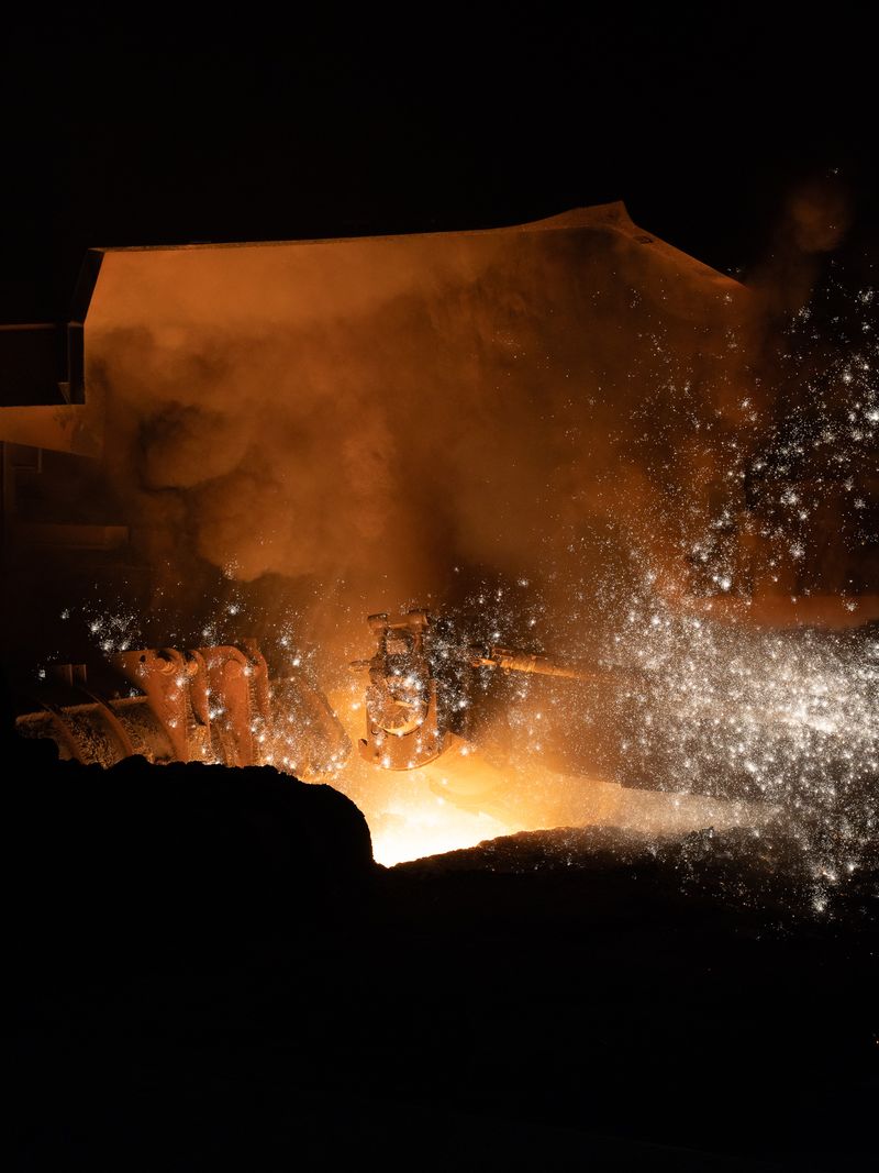 © Antonia Leicht - Blast Furnace at the Steelworks in Eisenhüttenstadt, July 2025