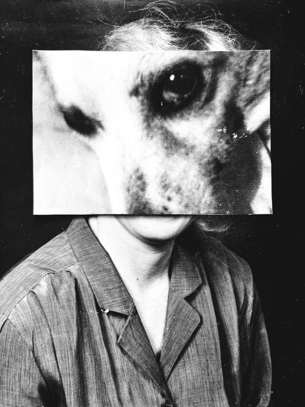 © Nadia Ettwein - HOND, 2025. Recreated image of my mother with her dog.