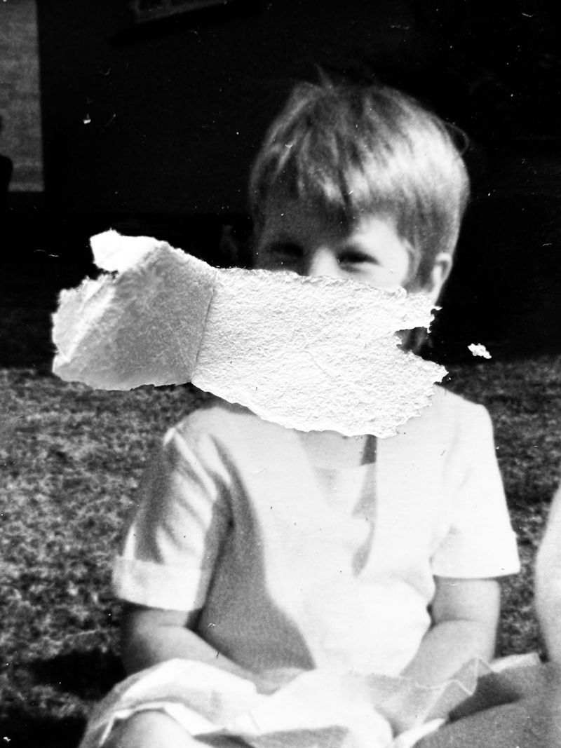 © Nadia Ettwein - Little Nadia ii, 2025. Archival image of Nadia Ettwein aged 4.