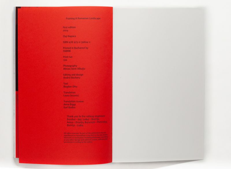 Framing A Romanian Landscape photo book