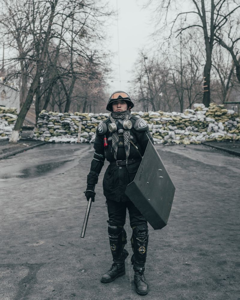 © Robin Hinsch - Protestor I, Kyiv, Ukraine, 2014, Kyiv, Ukraine, 2014