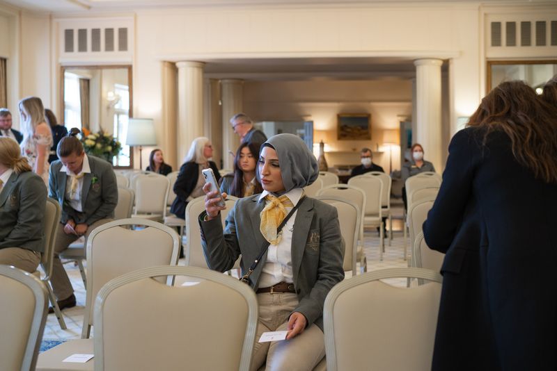 © Daniela Rivera Antara - Inside the Government House in Canberra, Australia before Sports Medal ceremony