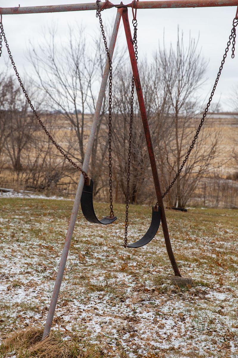 © Rachel Jessen - Swing set, Yorktown. (Page County)