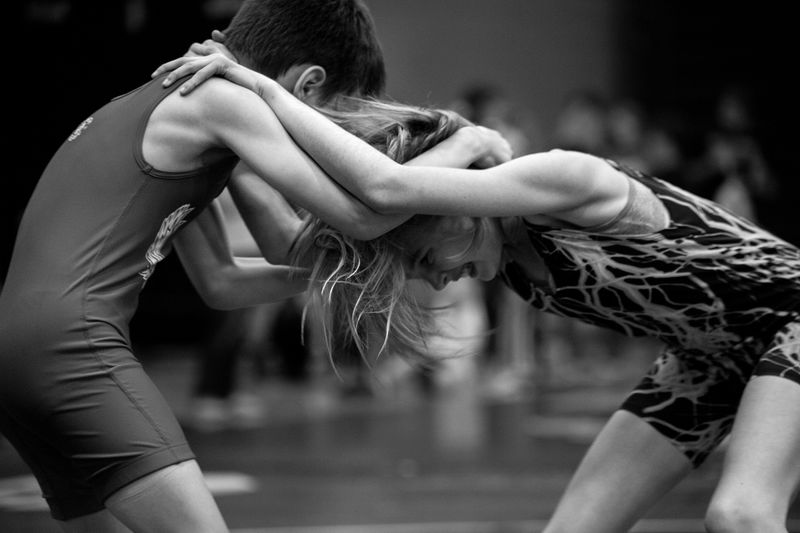 © Rachel Jessen - Image from the GIRL WRESTLE photography project