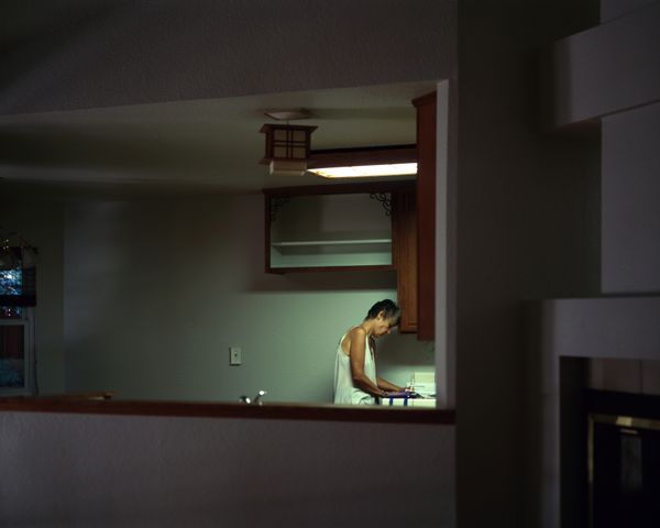 © Lauren Hare - Tricia-Rose writing a letter to the new owners of her home