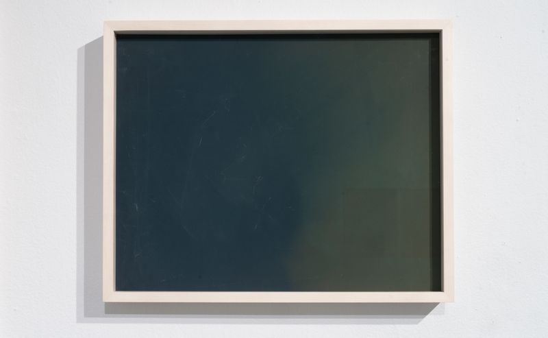 © Christine Elfman - Lake Unforeseen, faded unknown dye on paper, unfixed, 16x20 inchesExposed unintentionally in artists flatfiles over years