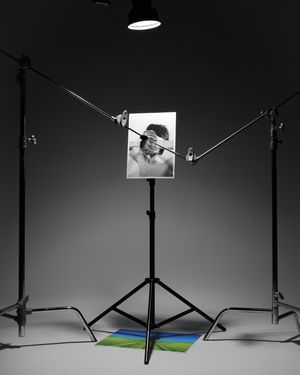 Borrowing Light Through a Chiseled Wall