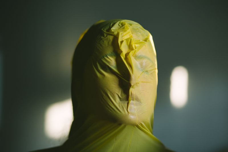 © Lauren Pisano - Doing it Wrong: Poncho. “Women who nine days out of ten look acceptable show up on a rainy day looking like refugees.”