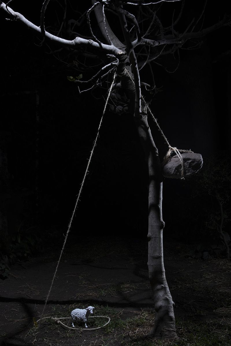 © Eleana Konstantellos André - There were a lot of imaginative ways to chase the beast. Some cattlemen used weapons. I imagine this could be one of those.