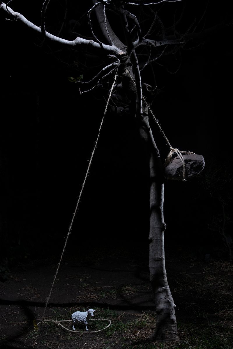 © Eleana Konstantellos André - There were a lot of imaginative ways to chase the beast. Some cattlemen used weapons. I imagine this could be one of those.