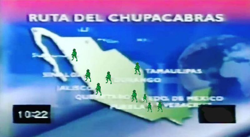 © Eleana Konstantellos André - The route of the Chupacabras across Mexico.