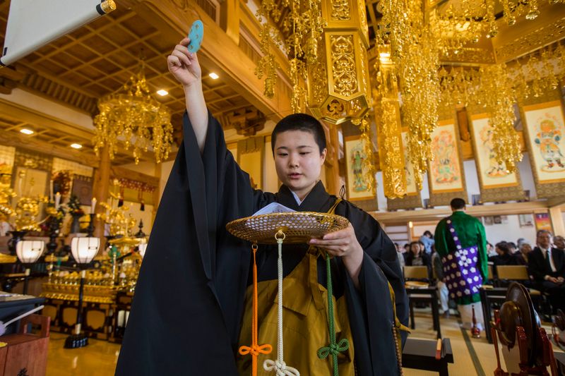 © Hiroko Masuike - Image from the After a Tsunami, a Young Monk Finds Her Calling photography project