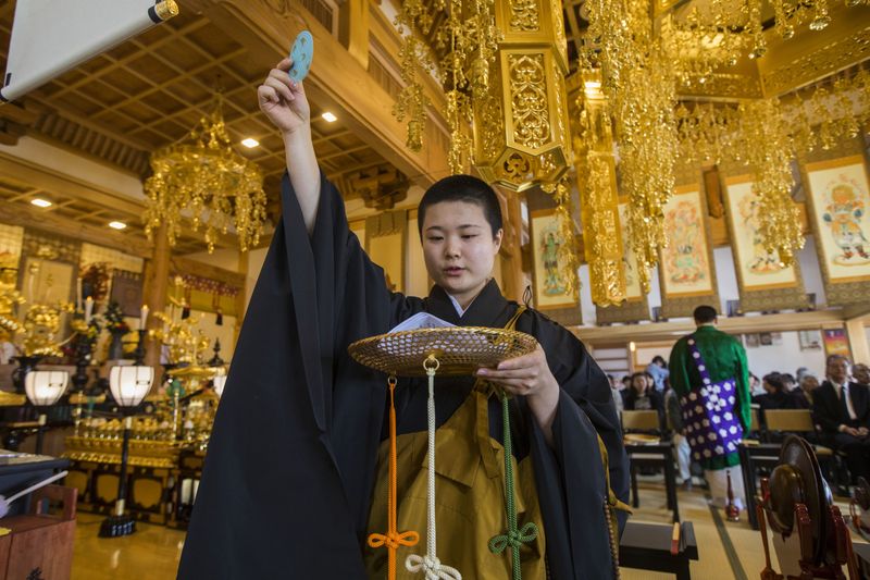 © Hiroko Masuike - Image from the After a Tsunami, a Young Monk Finds Her Calling photography project