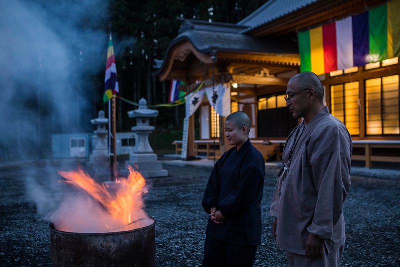 © Hiroko Masuike - Image from the After a Tsunami, a Young Monk Finds Her Calling photography project