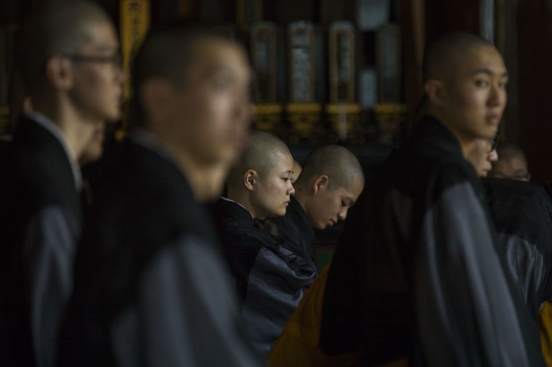 © Hiroko Masuike - Image from the After a Tsunami, a Young Monk Finds Her Calling photography project