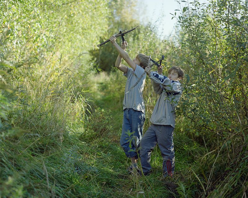© Andrejs Strokins - Dima and Vlad Daugavgrīva forest, 2013