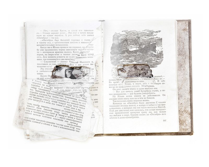 © Andrejs Strokins - Children's book found in abandoned barracks in Daugavgrīva.