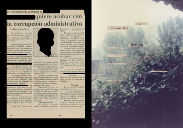 © Margarita V Beltran - Intervened file describing the political plan of my father's campaign. All names have been replaced.