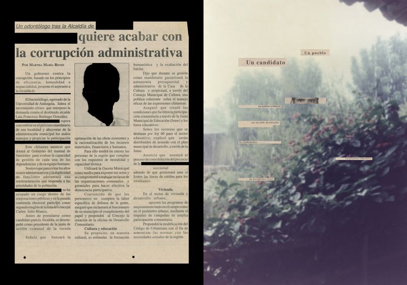 © Margarita V Beltran - Intervened file describing the political plan of my father's campaign. All names have been replaced.