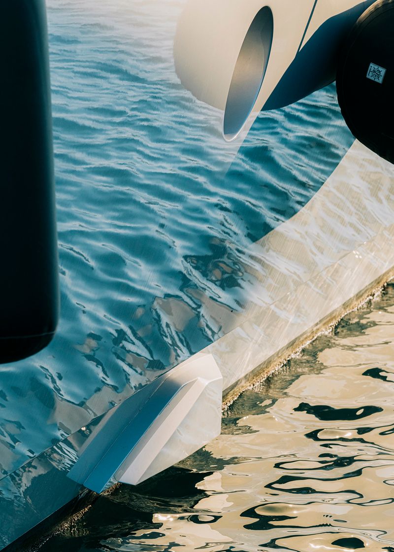 © Tobias Kruse - “New Vogue”, Russian oligarch yacht, in the port of Imperia, Italy, summer 2024