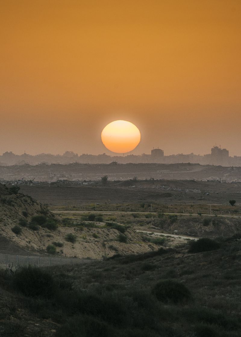 © Tobias Kruse - Sunset over Gaza, Palestine, Fall 2025