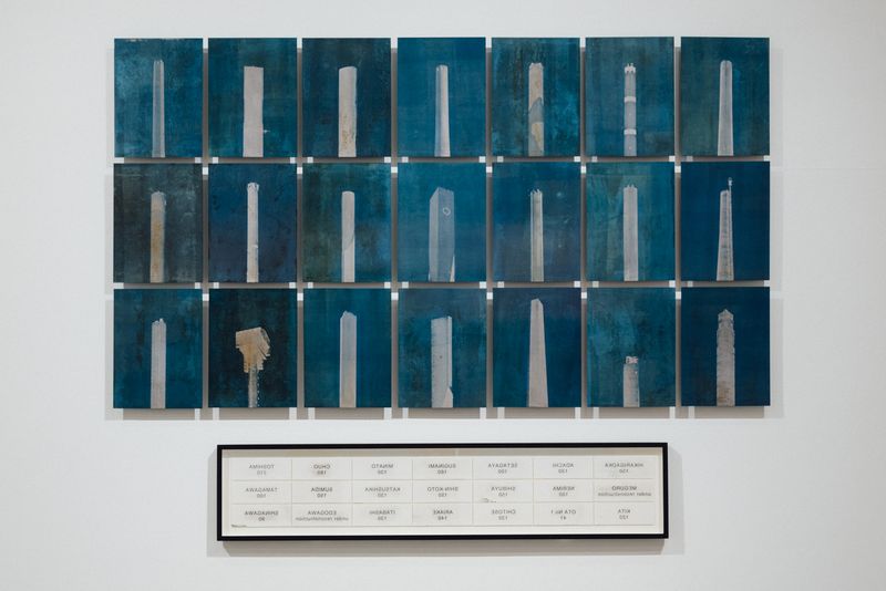 © Maki Hayashida - Installation view of "The Stacks", Shiseido Gallery, Japan, 2024.