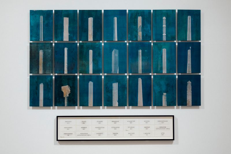 © Maki Hayashida - Installation view of "The Stacks", Shiseido Gallery, Japan, 2024.