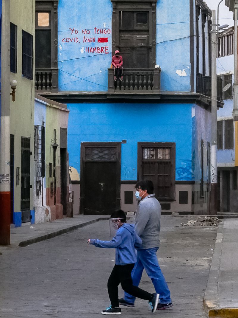 © mformaud - el hambre: "I don't have covid, I'm hungry"